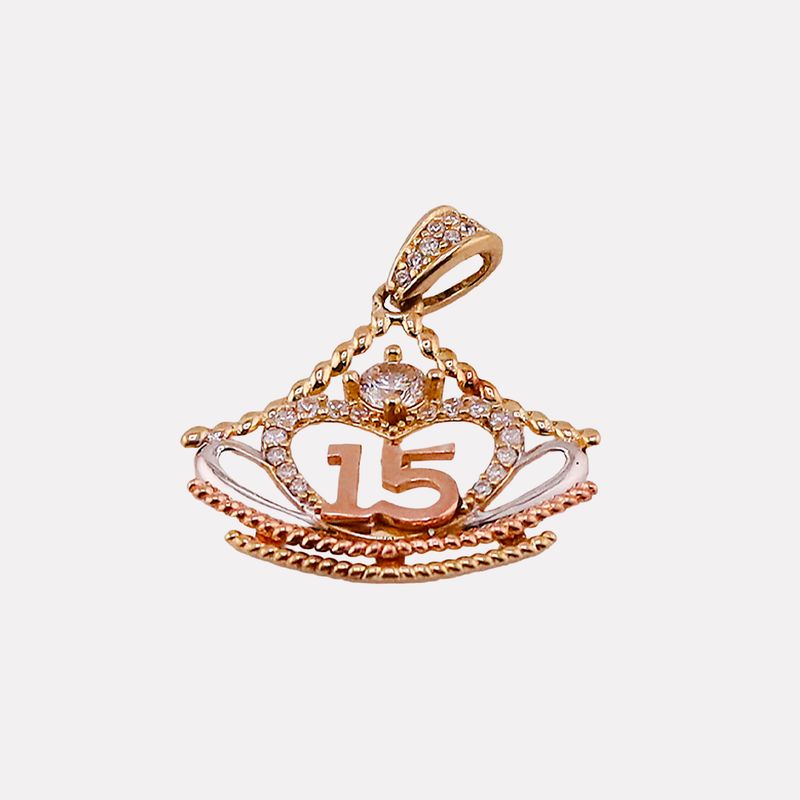 Dije 15 Años 14k 1.6g